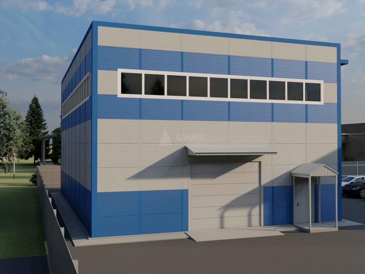 3D визуализация Склад из сэндвич-панелей - фото 3
