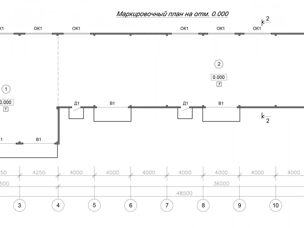 Планировка Проект грузового гаража из сэндвич-панелей -  фото 4